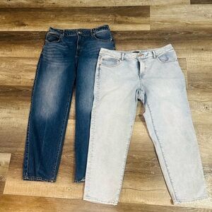 Lot of 2 Talbots Everyday Relaxed and High Waist Relaxed Women's Jeans size 14